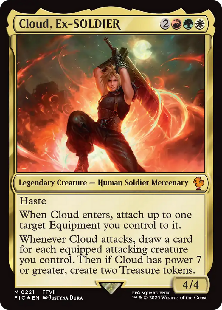 Cloud, Ex-SOLDIER (FIC-221) (Surge Foil)