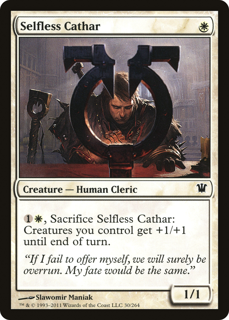 Selfless Cathar (ISD-030) (Foil)