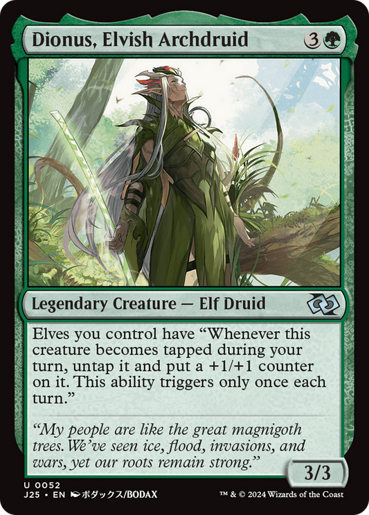 Dionus, Elvish Archdruid (J25-052)