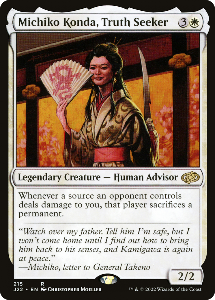 Michiko Konda, Truth Seeker (J22-215)