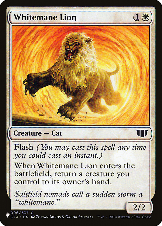 Whitemane Lion (LIST-C14-96)