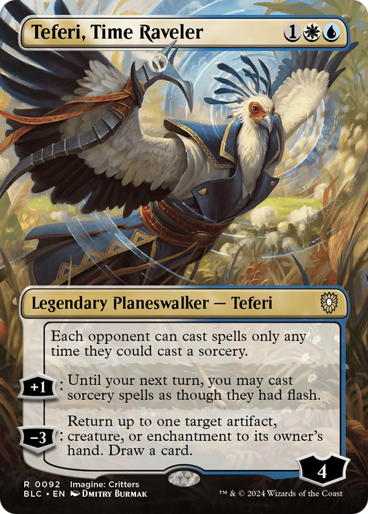 Teferi, Time Raveler (BLC-092) (Borderless) (Foil)