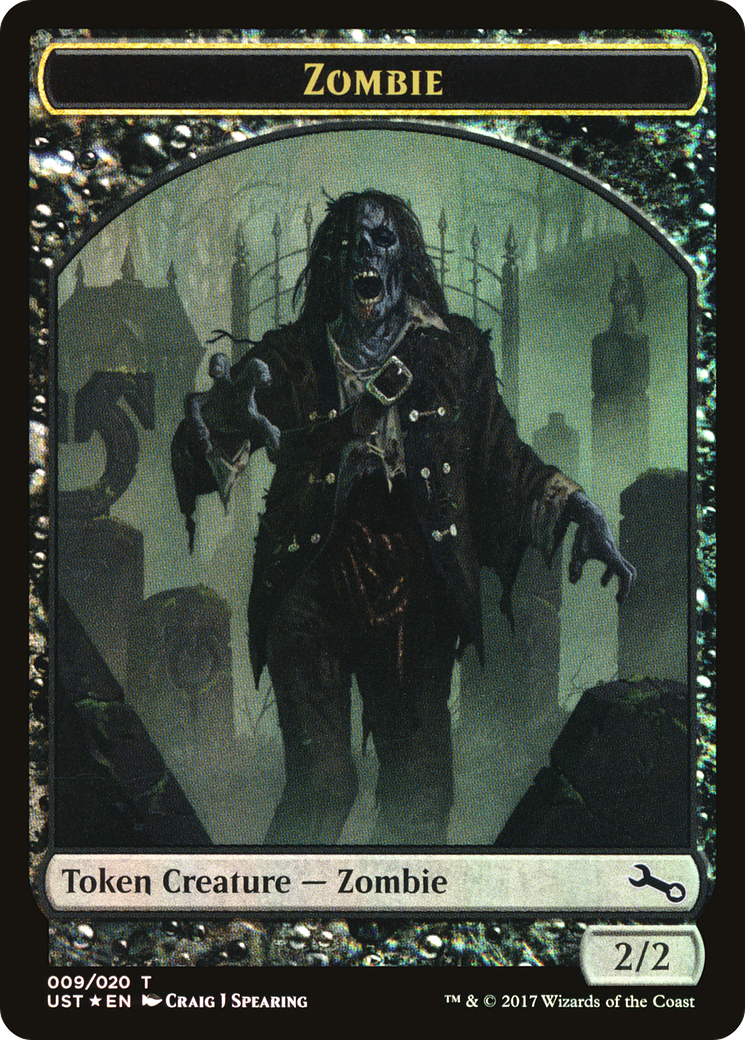 Zombie // Zombie Double-Sided Token (UST-009) (Foil)