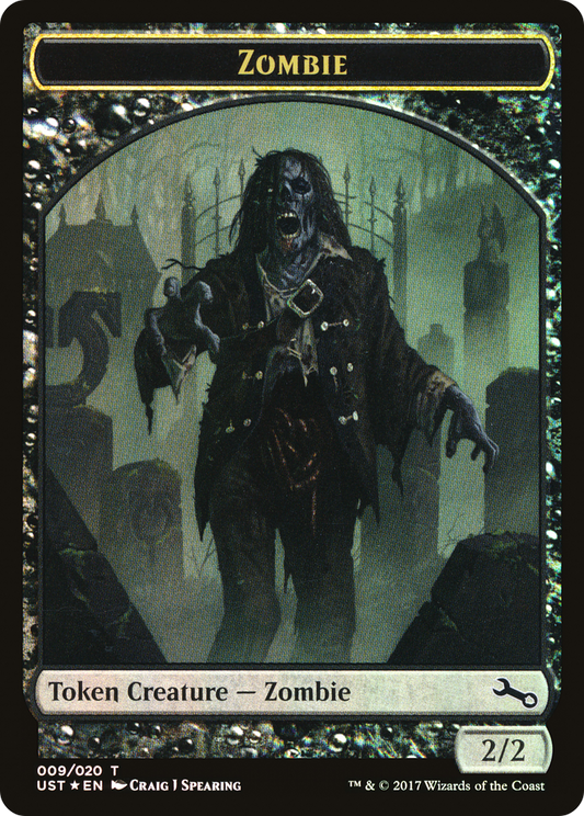 Zombie // Zombie Double-Sided Token (UST-009) (Foil)