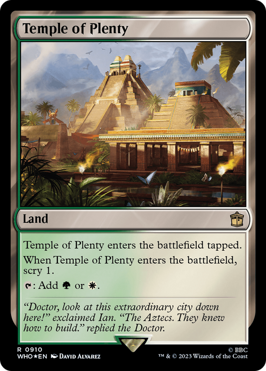 Temple of Plenty (WHO-910) (Surge Foil)