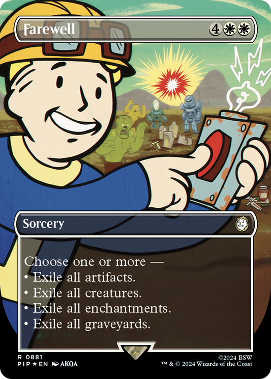 Farewell (PIP-881) (Borderless) (Surge Foil)