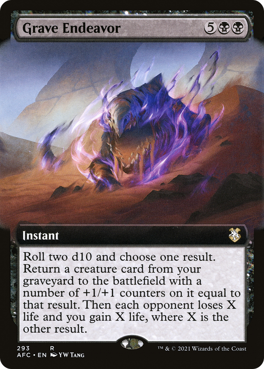 Grave Endeavor (AFC-293) (Extended Art)