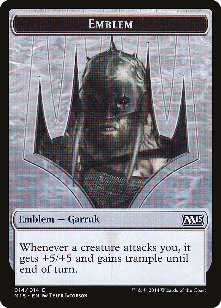 Garruk, Apex Predator Emblem (M15-014)