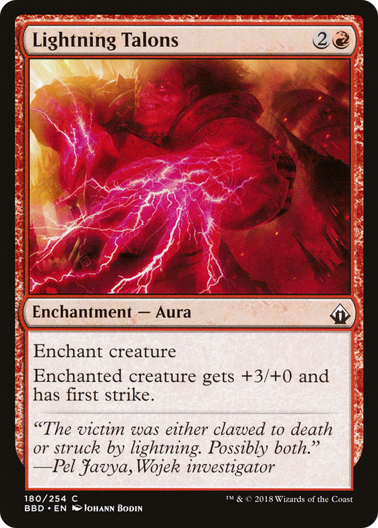 Lightning Talons (BBD-180) (Foil)