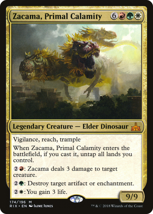 Zacama, Primal Calamity (RIX-174) (Foil)