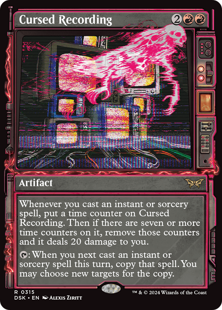 Cursed Recording (DSK-315) (Showcase) (Foil)