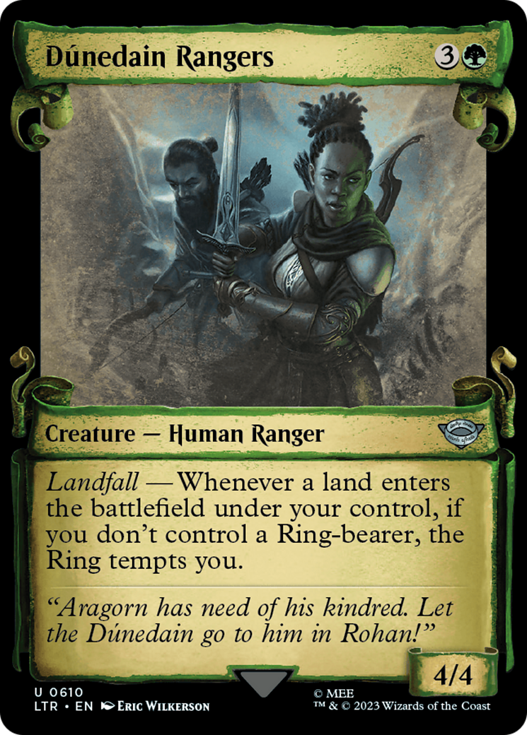 Dúnedain Rangers (LTR-610) (Showcase) (Scroll) (Foil)