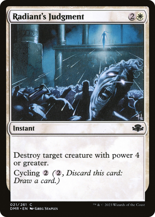 Radiant's Judgment (DMR-021) (Foil)