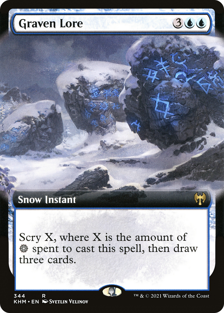 Graven Lore (KHM-344) (Extended Art) (Foil)