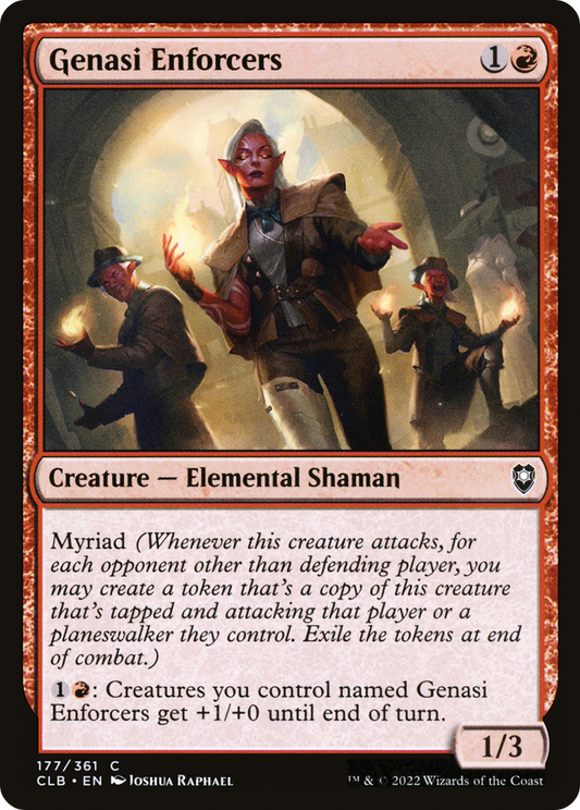 Genasi Enforcers (CLB-177) (Foil)