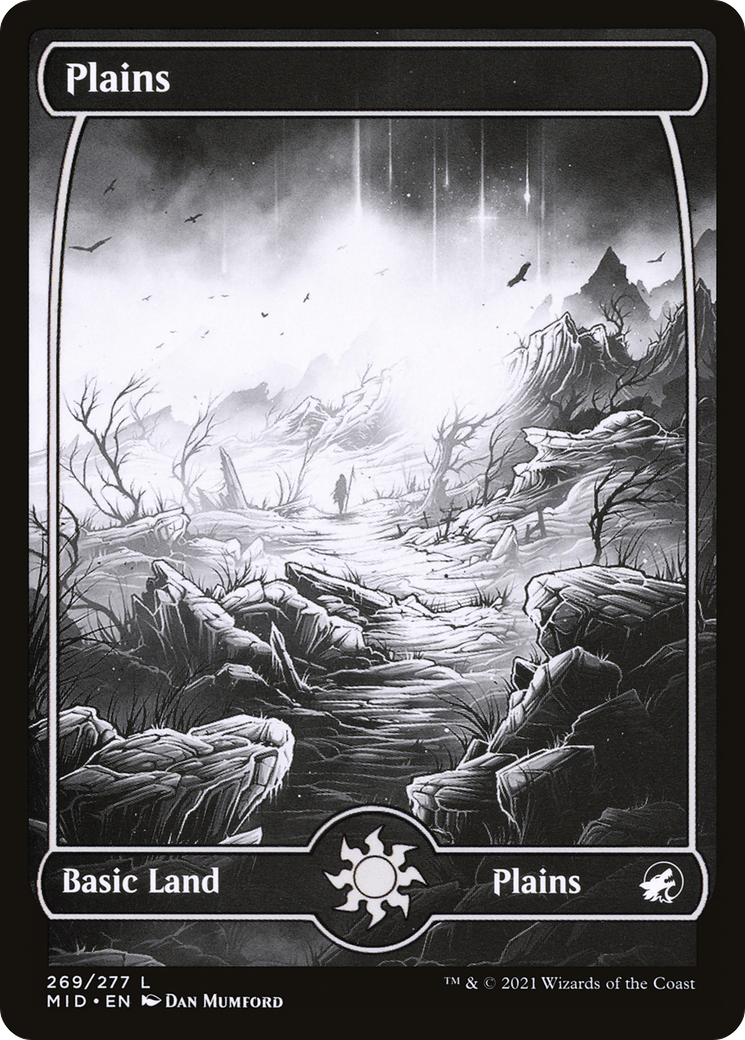 Plains (MID-269) (Full Art, Showcase) (Foil)