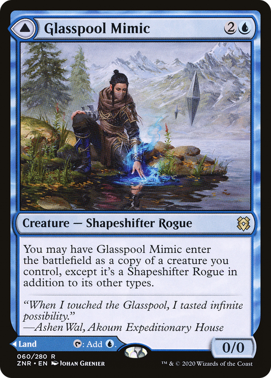 Glasspool Mimic // Glasspool Shore (ZNR-060)