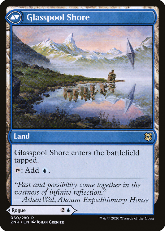 Glasspool Mimic // Glasspool Shore (ZNR-060) (Foil)