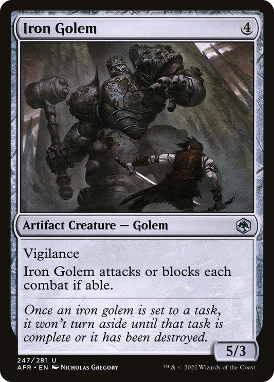 Iron Golem (AFR-247) (Foil)