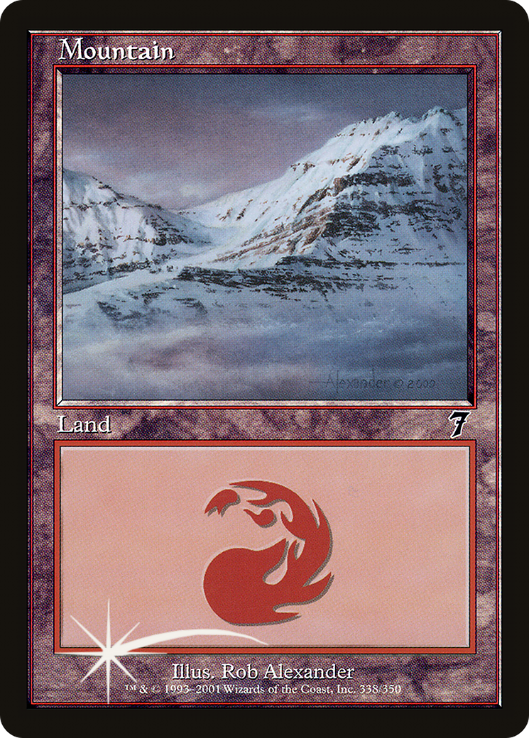 Mountain (7ED-338★) (Foil)