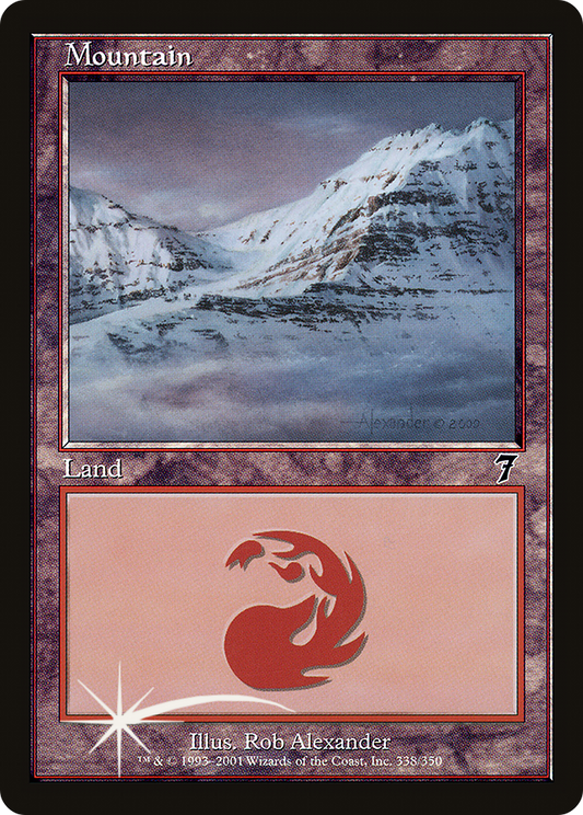 Mountain (7ED-338★) (Foil)