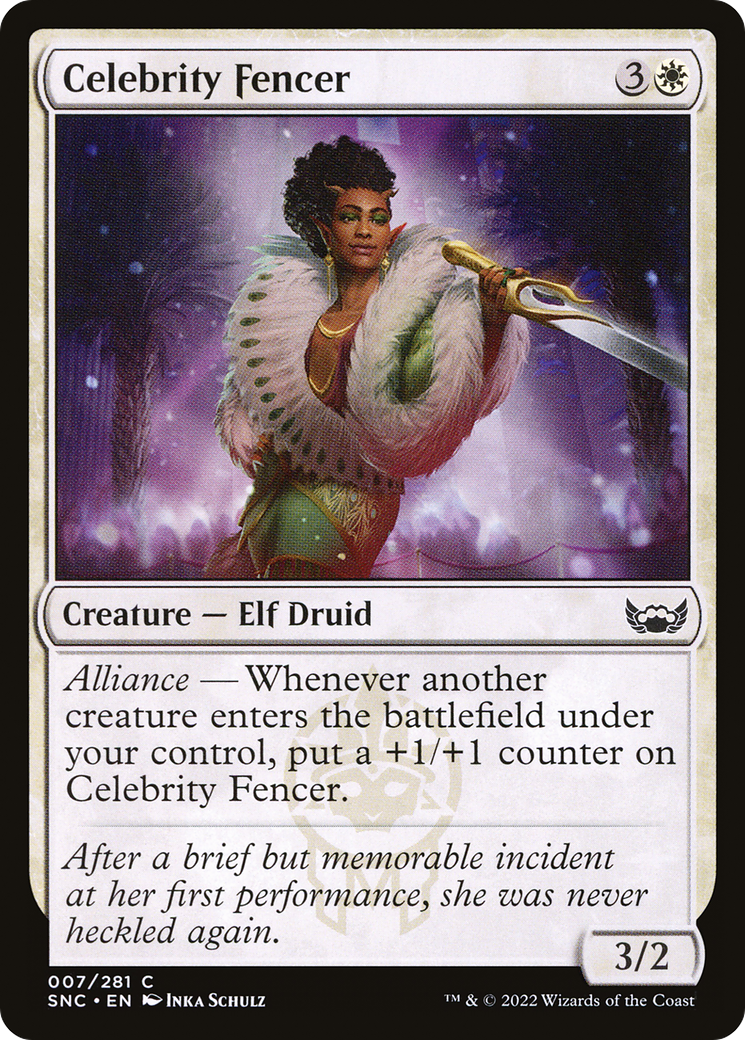 Celebrity Fencer (SNC-007) (Foil)