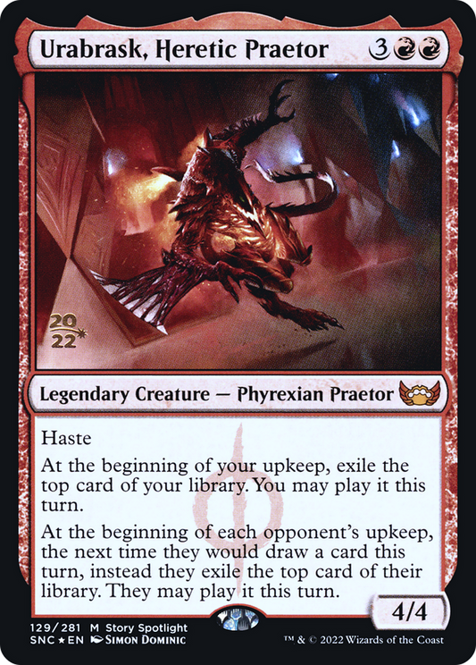 Urabrask, Heretic Praetor (PRE-129S) (Foil)