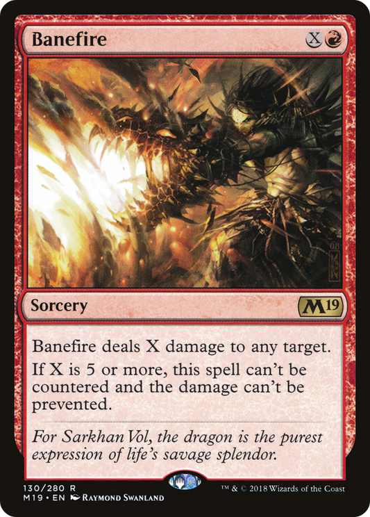 Banefire (M19-130) (Foil)