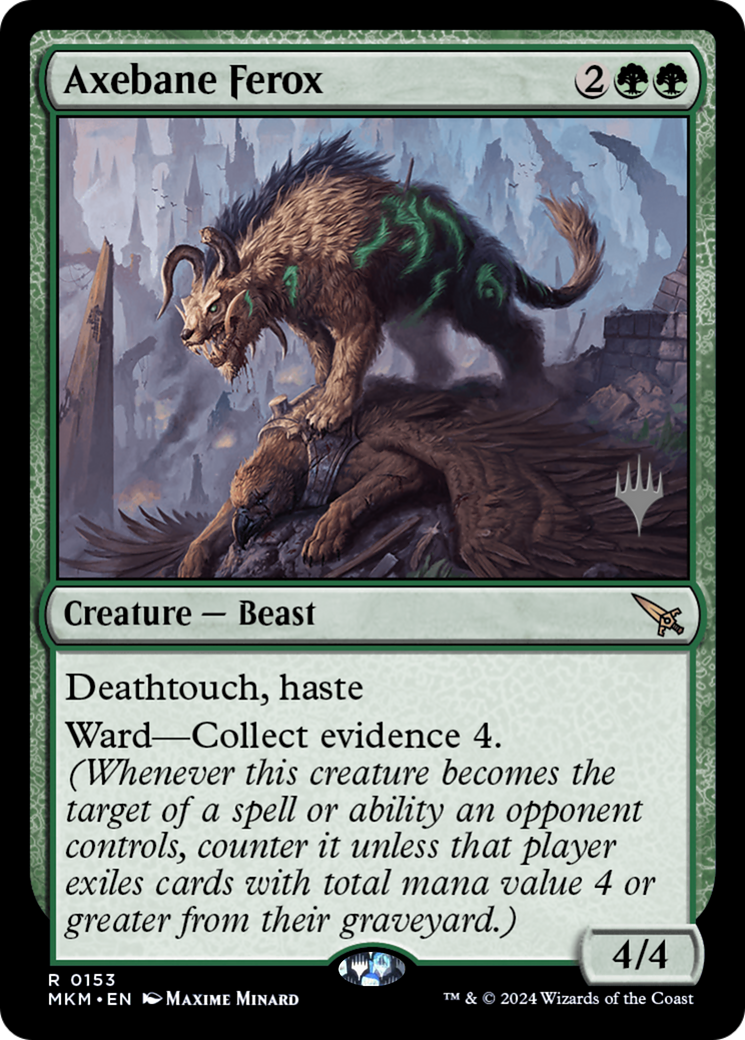 Axebane Ferox (PPMKM-153P) (Foil)