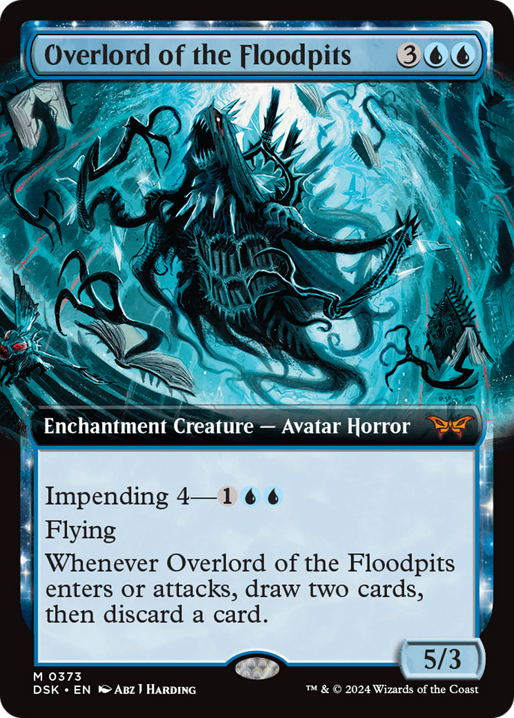 Overlord of the Floodpits (DSK-373) (Extended Art) (Foil)