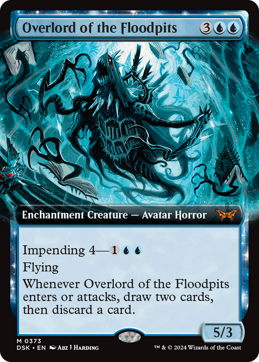 Overlord of the Floodpits (DSK-373) (Extended Art) (Foil)