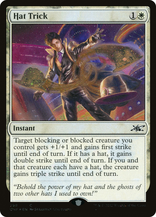 Hat Trick (UNF-299) (Galaxy Foil)