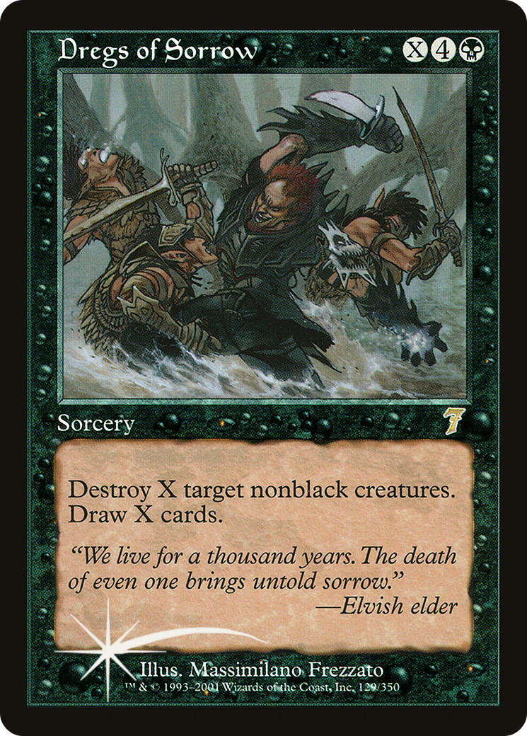 Dregs of Sorrow (7ED-129★) (Foil)
