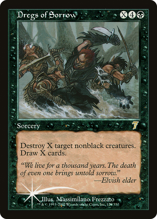 Dregs of Sorrow (7ED-129★) (Foil)