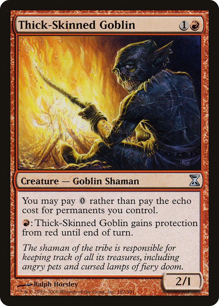 Thick-Skinned Goblin (TSP-182) (Foil)