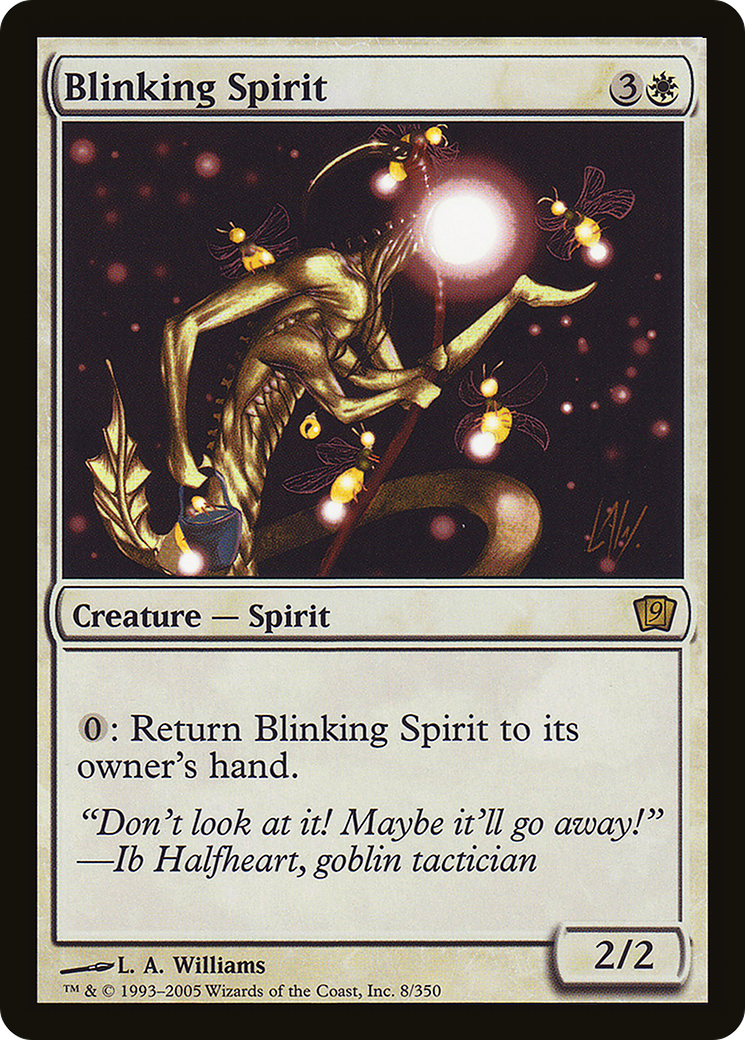 Blinking Spirit (9ED-08★) (Foil)