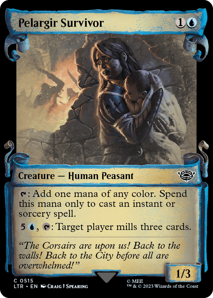 Pelargir Survivor (LTR-515) (Showcase) (Scroll) (Foil)