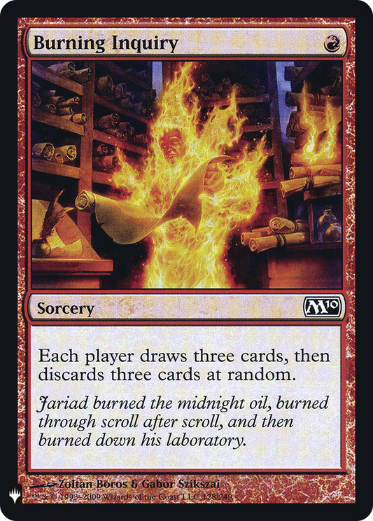 Burning Inquiry (PLST-M10-128) (Foil)
