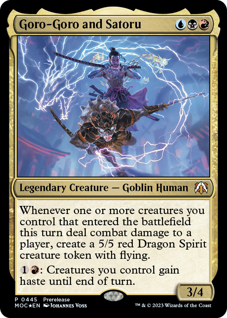 Goro-Goro and Satoru (PRE-445) (Foil)