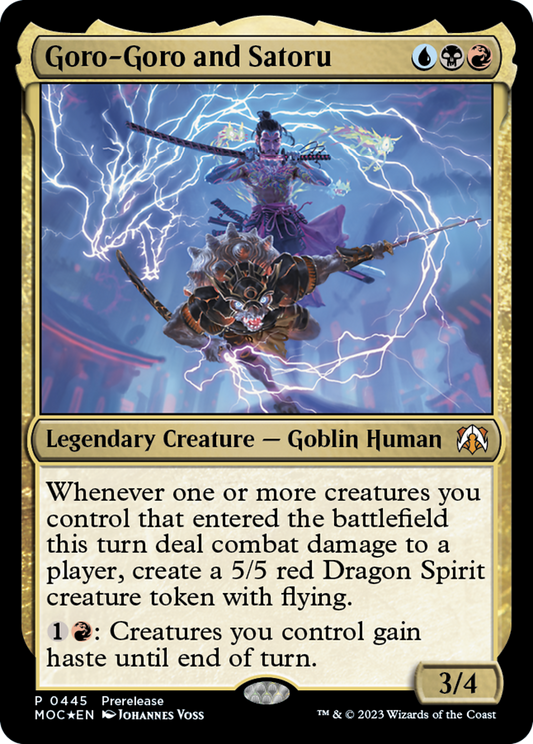 Goro-Goro and Satoru (PRE-445) (Foil)