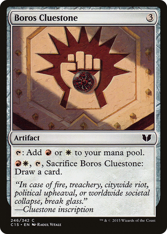 Boros Cluestone (C15-246)