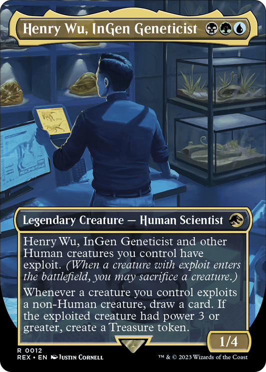 Henry Wu, InGen Geneticist (REX-012) (Borderless)
