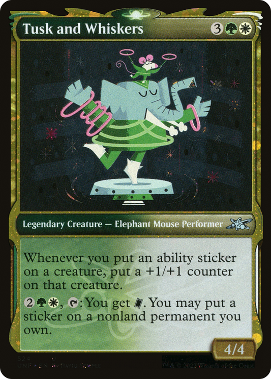 Tusk and Whiskers (UNF-524) (Showcase) (Galaxy Foil)