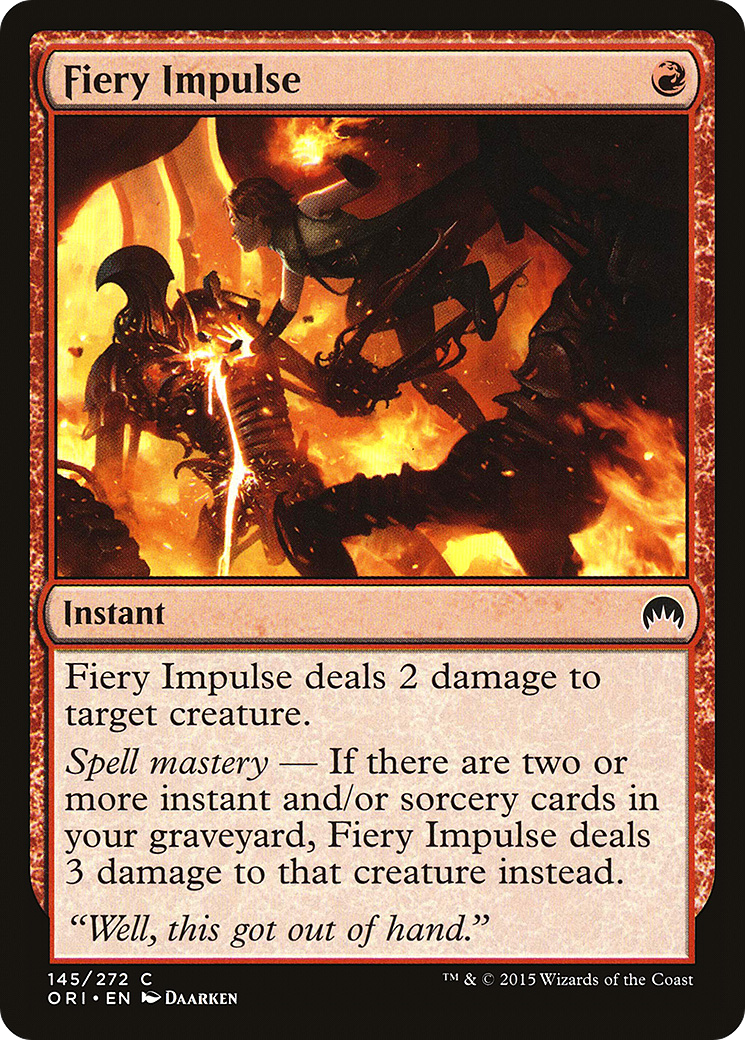 Fiery Impulse (ORI-145) (Foil)