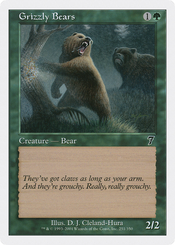 Grizzly Bears (7ED-251)
