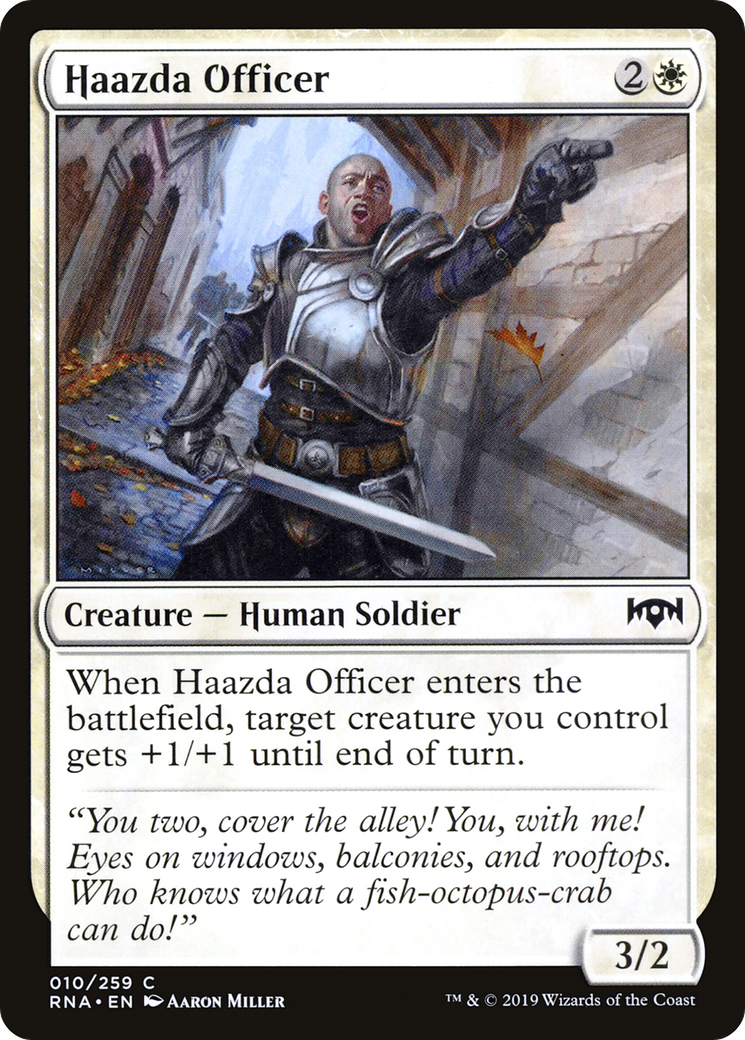 Haazda Officer (RNA-010) (Foil)