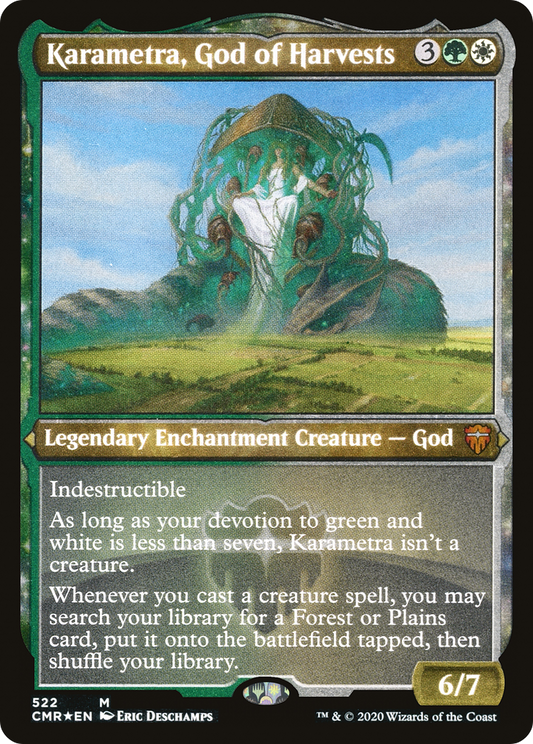 Karametra, God of Harvests (CMR-522) (Etched Foil)