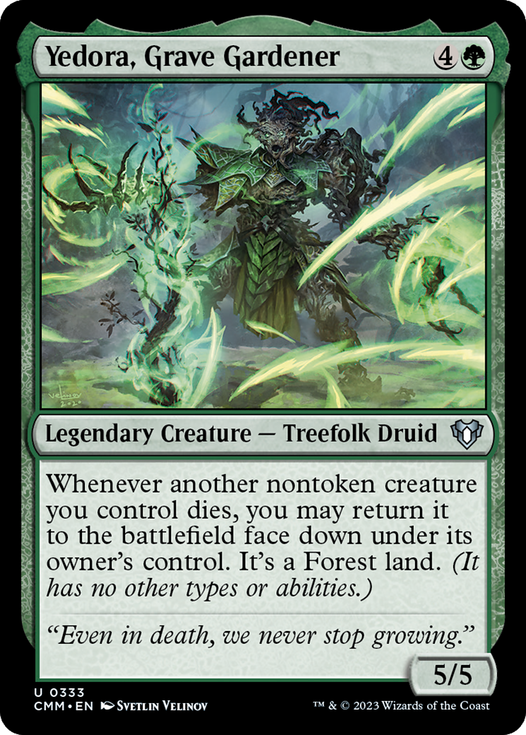 Yedora, Grave Gardener (CMM-333) (Foil)