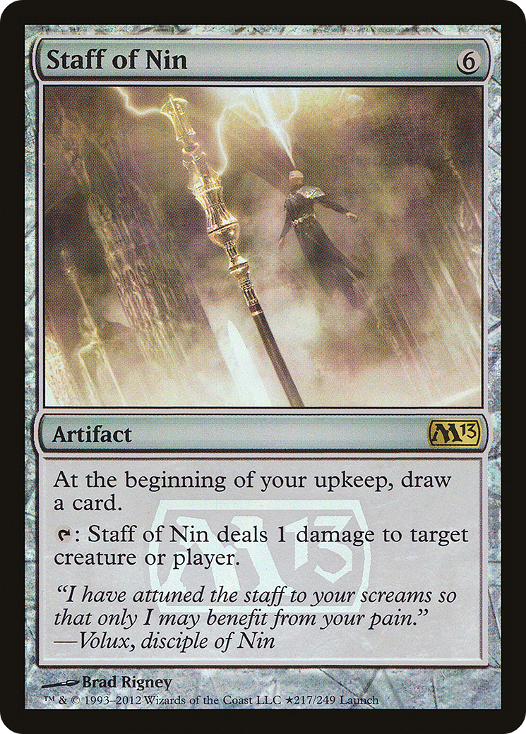 Staff of Nin (LARP-217★) (Foil)