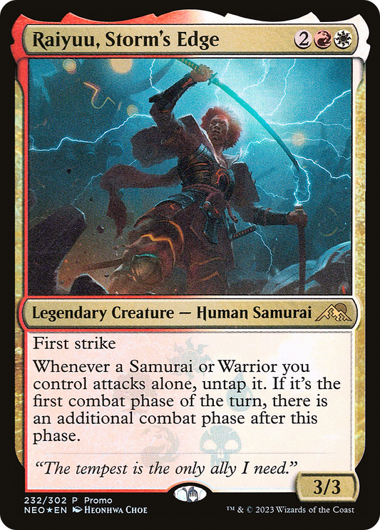 Raiyuu, Storm's Edge (MEDIA-232★) (Foil)